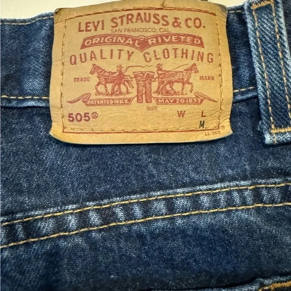 Levi’s Vintage 505 Lower Rise Straight Leg Blank Red Tab Jeans Women’s s…